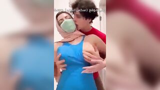 الينا انجل بالفستان الأزرق مع يوسف خليل سكس